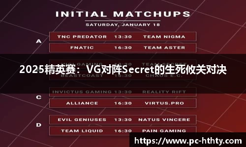 2025精英赛：VG对阵Secret的生死攸关对决